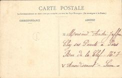 VINTAGE POSTCARD Fantasy Woman Children Christmas shoe