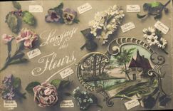 CPA Fantaisie Fleurs 