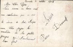 VINTAGE POSTCARD France Of Tomorrow Child Flag