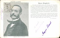 CPA Italiani Illustri Marco Minghetti