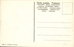 VINTAGE POSTCARD Palermo Carretto Siciliano Ass Mule Folklore