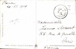 CPA Roma Via Appia Tomba Di Cecilia Metella