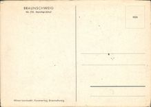 VINTAGE POSTCARD Braunschweig Meinhardshof