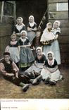 CPA Zeeuwsche Kleederdracht Folklore Enfants