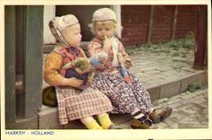CPA Marken Holland Enfants Folklore