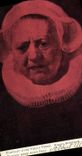 VINTAGE POSTCARD Portrait of an old woman by Rembrandt