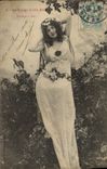 VINTAGE POSTCARD Fantasy Woman the one night dream