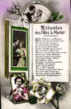 VINTAGE POSTCARD Litanies Of the Girls has Marier Woman