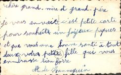 CPA Joyeuses Paques Enfant