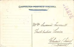 VINTAGE POSTCARD Genova Piazza Principle Collar Monumento Al Duca Di Galliea