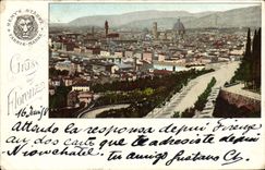 León de Firenze de la POSTAL de la VENDIMIA