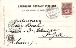 León de Firenze de la POSTAL de la VENDIMIA