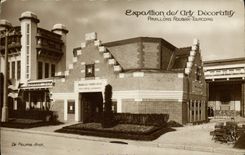 CPA Paris Exposition des Arts Decoratifs Pavillons Roubaix Tourcoing
