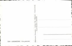 VINTAGE POSTCARD Luxembourg View