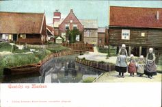 CPA Gezicht Marken Folklore 