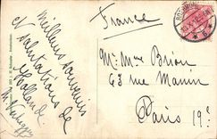 CPA Scheveningsche Familie Folklore 