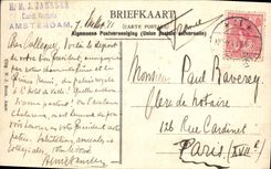 CPA Vertrek Van President Fallieres Naae het Stadhuis 