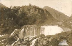 VINTAGE POSTCARD Rosendale Hattebergsfossen