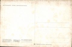 VINTAGE POSTCARD Skoczylas Goral Mountain