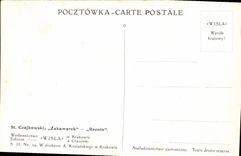 VINTAGE POSTCARD St Czajkowski Zakamareck Krakow Recess