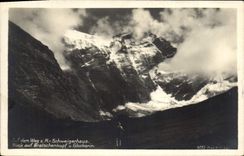 VINTAGE POSTCARD Schwaigerhaus Blick aus Bratschenkopf