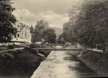VINTAGE POSTCARD Baden Baden Left year der Oos