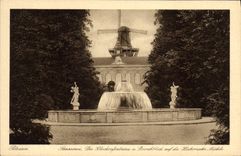 VINTAGE POSTCARD Potsdam Windmill