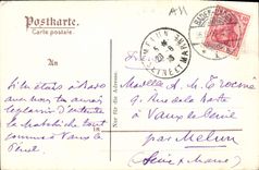 VINTAGE POSTCARD Volkstracht Von Schapbach Woman Folklore