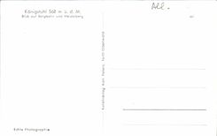 VINTAGE POSTCARD Konigstuhl