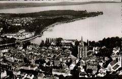 MODERN CARD Konstanz amndt Badensee Blick auf Buchl und Horn