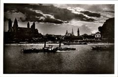 CPM Speyer Adend Am Rhein Bateau