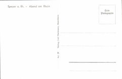 MODERN CARD Speyer Adend Am Rhein Boat