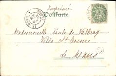 VINTAGE POSTCARD Gruss aus Bingen