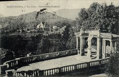 VINTAGE POSTCARD Baden Baden Das Echo