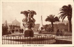 CPA Nice Jardin Albert 1er