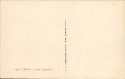 CPA Nice Jardin Albert 1er