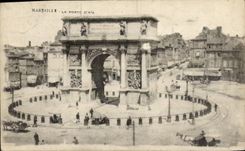 CPA Marsilles La Porte D'Aix