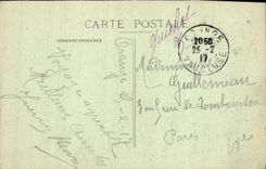 Interior anaranjado de la POSTAL de la VENDIMIA de los pasos antiguos del teatro de la cara