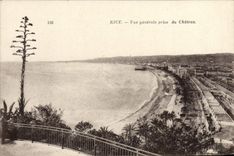 CPA Nice Vue Generale Prise du Chateau