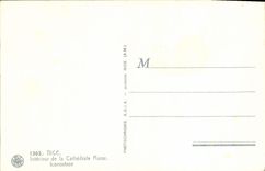 CPA Nice Interieur de la cathedrale Russe Iconostase Russie Russia