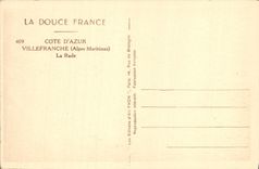 CPA Villefranche La Rade Bateaux