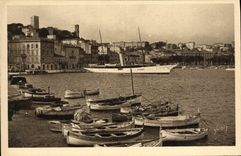 CPA Cannes Le Port Bateaux