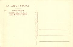 CPA Sospel Vieilles Maisons sur la Bevera