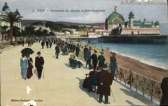 CPA Nice Promenade des Anglans et Jetee Promenade