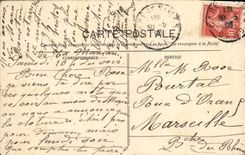 Opinión de Avignon de la POSTAL de la VENDIMIA del paladar de los papas