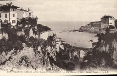 VINTAGE POSTCARD Monte Carlo the Ravine of Sainte Excessively pious woman