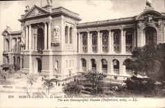 VINTAGE POSTCARD Monte Carlo the New oceanographical Institute