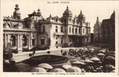 CPA Monte Carlo Le Casino et L'Hotel de Paris