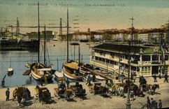 CPA Marseille Le Vieux Port Bateaux