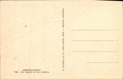 CPA Monte Carlo Le Casino et les Jardins